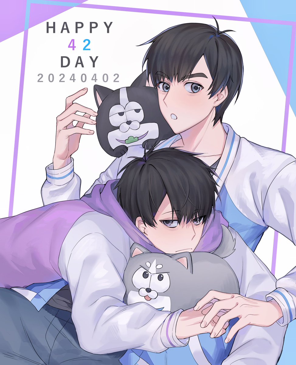 una_0022's tweet photo. #4月2日は一カラの日 #一カラ 💜💙 https://t.co/ze0d4veAFF