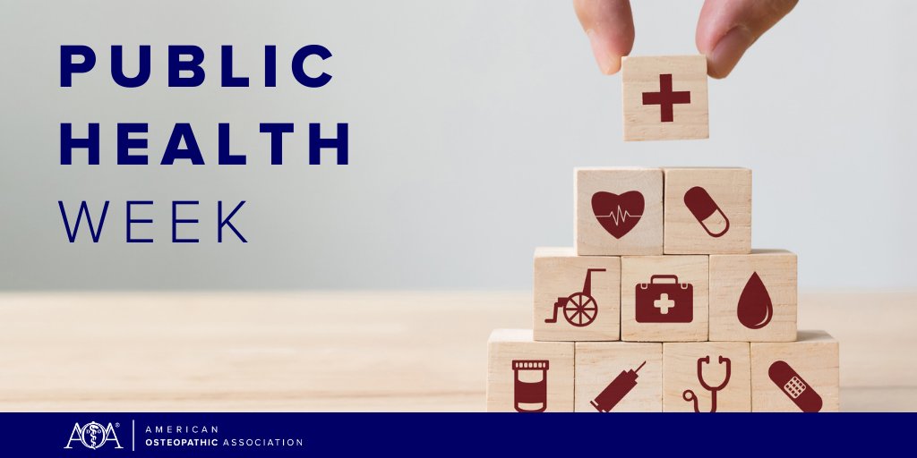 In celebration of National Public Health Week, we recognize the role that osteopathic physicians play in supporting public health. Evaluating the impact of external and environmental factors on health can be the first step toward making positive change. bit.ly/3Ip163F