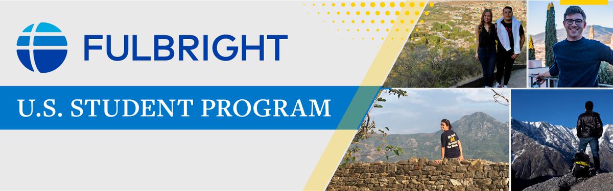 #Fulbright alumni & advisors will share advice on preparing applications and future opportunities. All @umich students are welcome! Regardless of academic level, now is the best time to learn about the application process. Beginning @ noon. Register here: myumi.ch/wyqk1