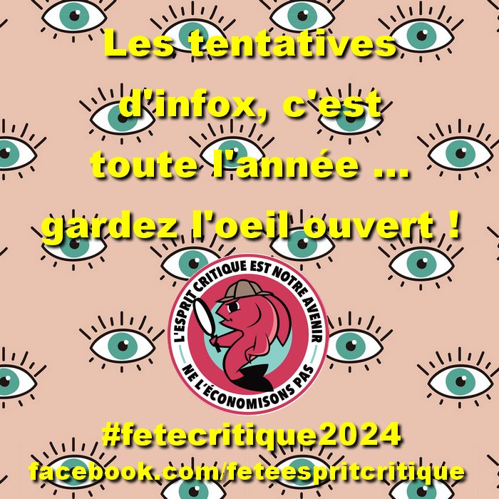 #1avril #poissondavril #espritcritique #fetecritique2024 #fakenews #infox #infaux #verifier #sources