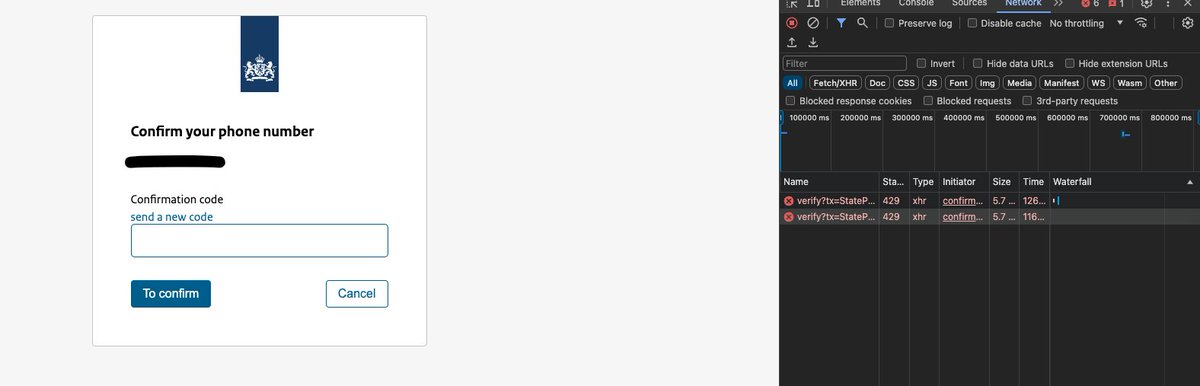 Can't even change my phone number in NL's Consular Services. If you want to prevent bot traffic you better make sure real users are not affected by whatever clown strategy you are implementing.