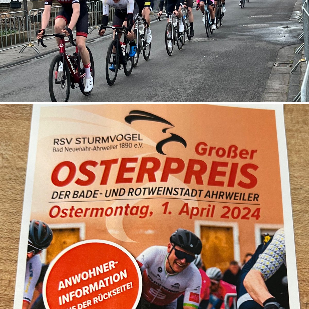 The same procedure as every year… 😊🚴🏻‍♂️ #Osterpreis #Ahrweiler