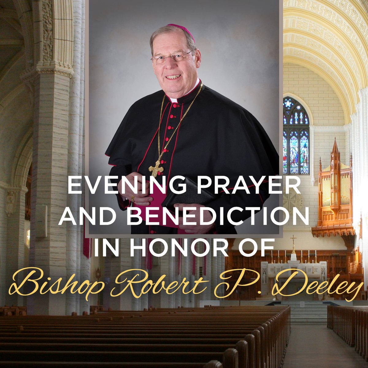 Diocese of Portland (@portlanddiocese) on Twitter photo A celebration of Evening Prayer and Benediction to honor Bishop Robert P. Deeley as he completes 10 years of service as the 12th Bishop of Portland. April 14th at 5:30pm, Basilica of Saints Peter and Paul in Lewiston, all are invited, DETAILS:  portlanddiocese.org/vespers-benedi… A celebration of Evening Prayer and Benediction to honor Bishop Robert P. Deeley as he completes 10 years of service as the 12th Bishop of Portland. April 14th at 5:30pm, Basilica of Saints Peter and Paul in Lewiston, all are invited, DETAILS:  portlanddiocese.org/vespers-benedi…