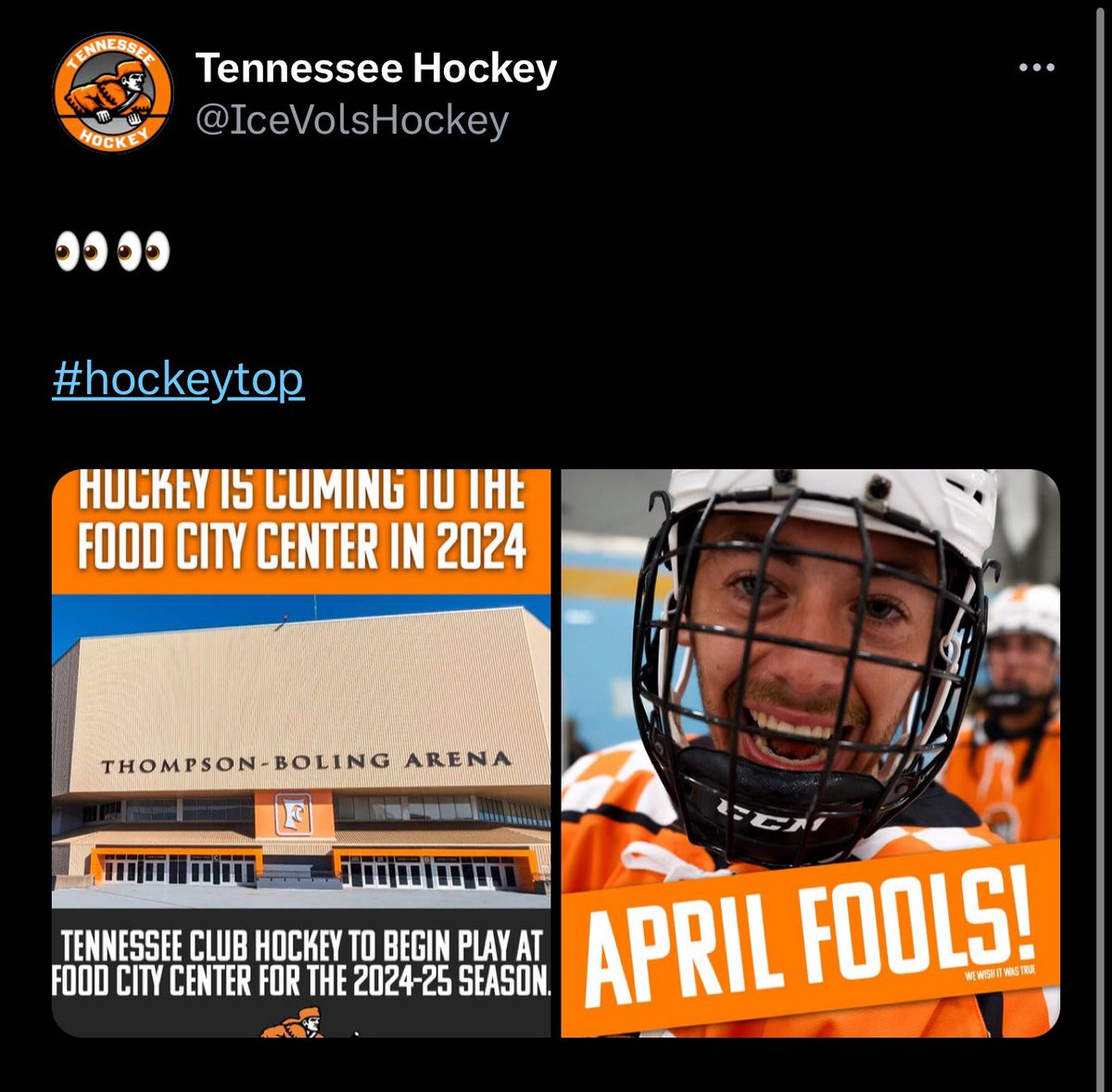 CockHockey tweet picture