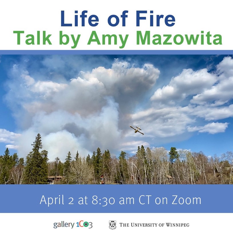 Join us tomorrow at 8:30 am on zoom for a talk by scholar Amy Mazowita entitled 'Life of Fire: An Ethnography of Smoke, Flame, Ash, and Earth'. REGISTER TO ATTEND: bit.ly/3J10GkA