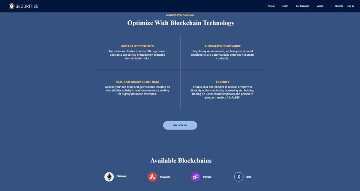 CryptoDadx's tweet photo. @z4chet #XDC has been in the #RWA game for years. 1 of ONLY 4 chains integrated with @Securitize.

@coingecko's lack of listing it as an RWA chain has nothing to do with the fact that there is no RWA talk without including XDC. https://t.co/qJnddtJ52l