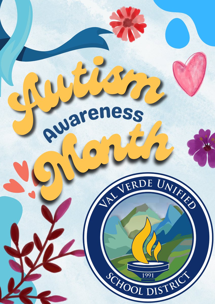 April is Autism Awareness Month! Join us in promoting inclusion, understanding, and acceptance throughout our district and community. Together, we can make the world a more compassionate and welcoming place for everyone! 🌈🧩