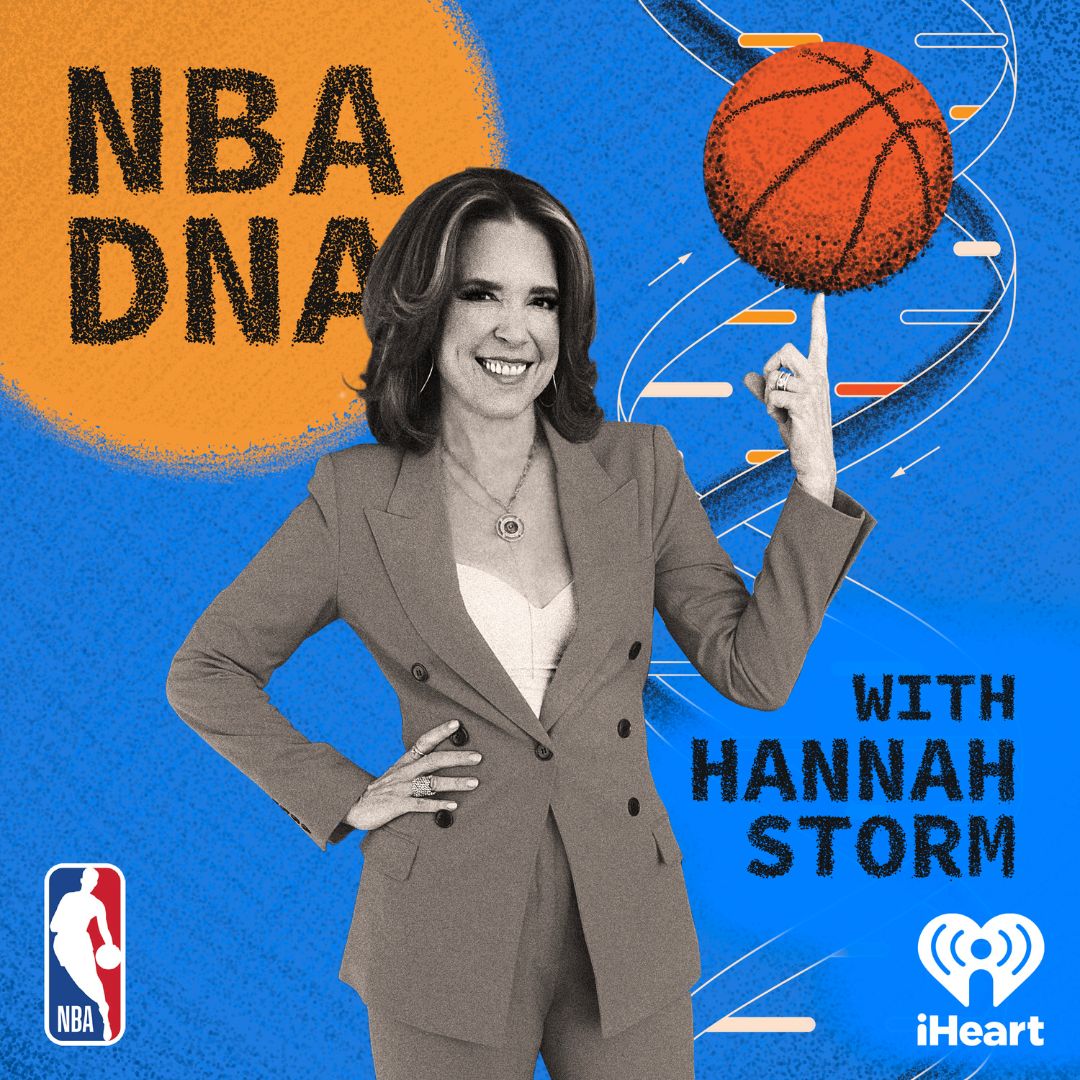 NBA DNA with @HannahStormESPN (launching 4/3), where the legendary broadcaster chronicles her lifelong journey through professional basketball, from the ABA to the @nba & WNBA. Guests include Dr. J, Rex Chapman, Charles Barkley, Doris Burke, Bob Costas. iheart.com/podcast/1119-n…