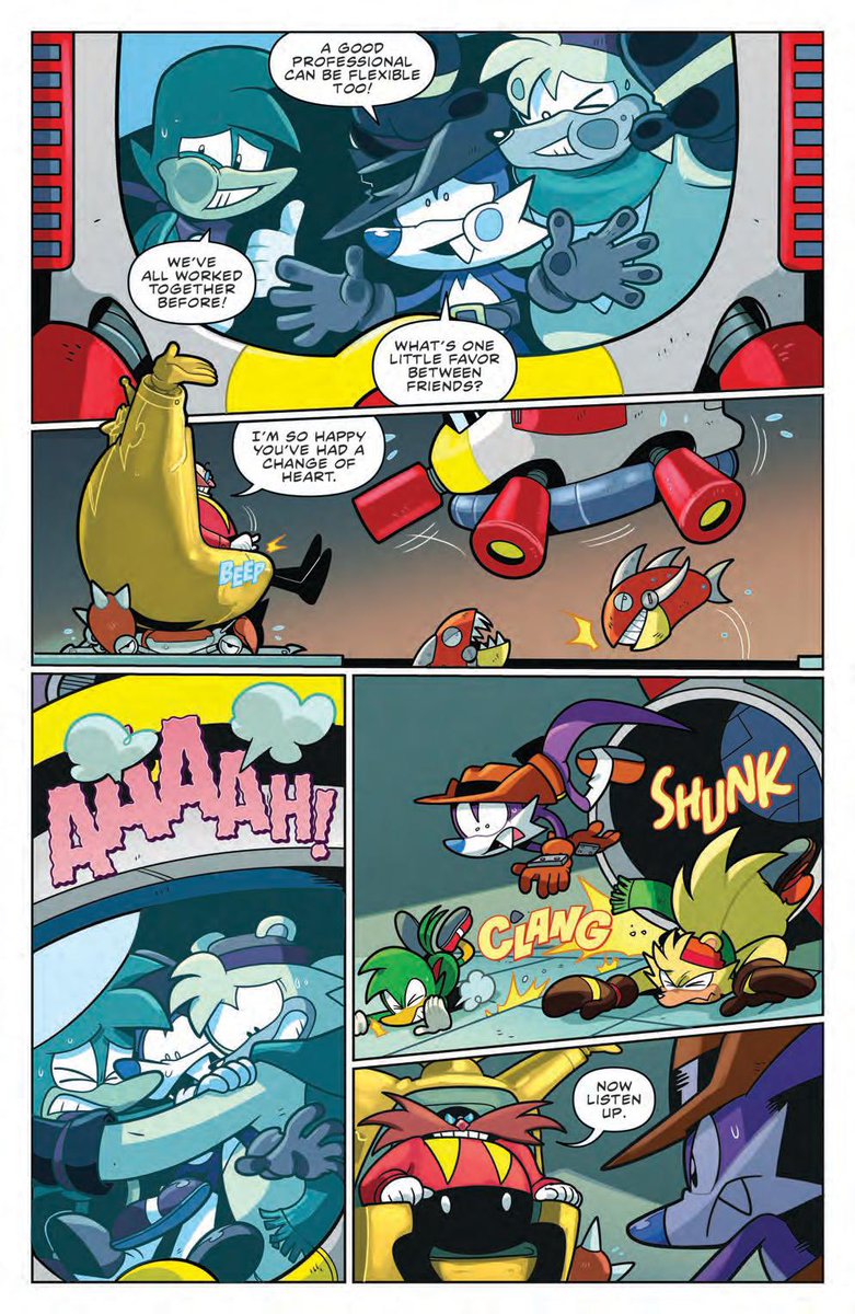 Four more preview pages for Sonic the Hedgehog: Fang the Hunter #3 #IDWSonic #Sonic #SonicTheHedgehog
