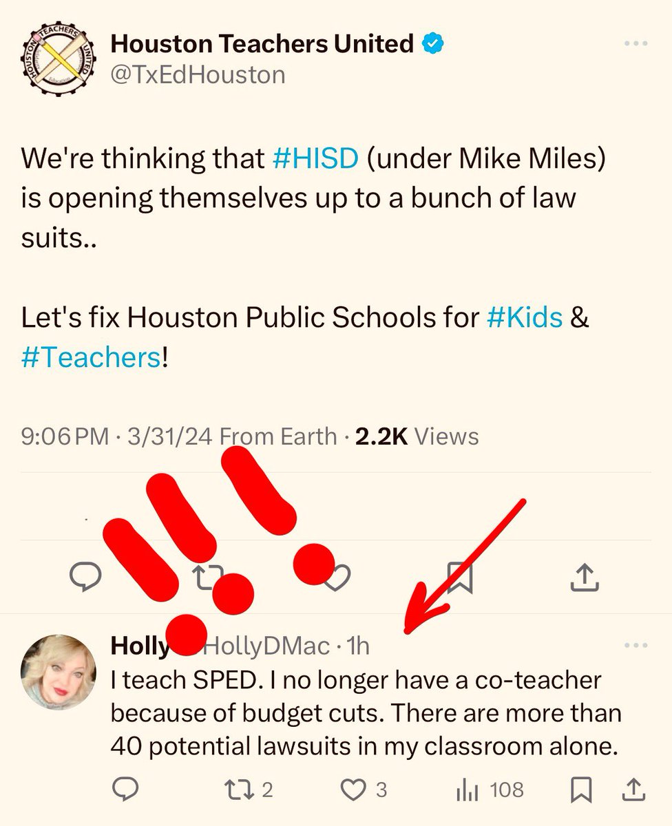 This is what happens when the State of Texas takes over a public school district. Cuts in the special education classes are harmful to kids with disabilities!
