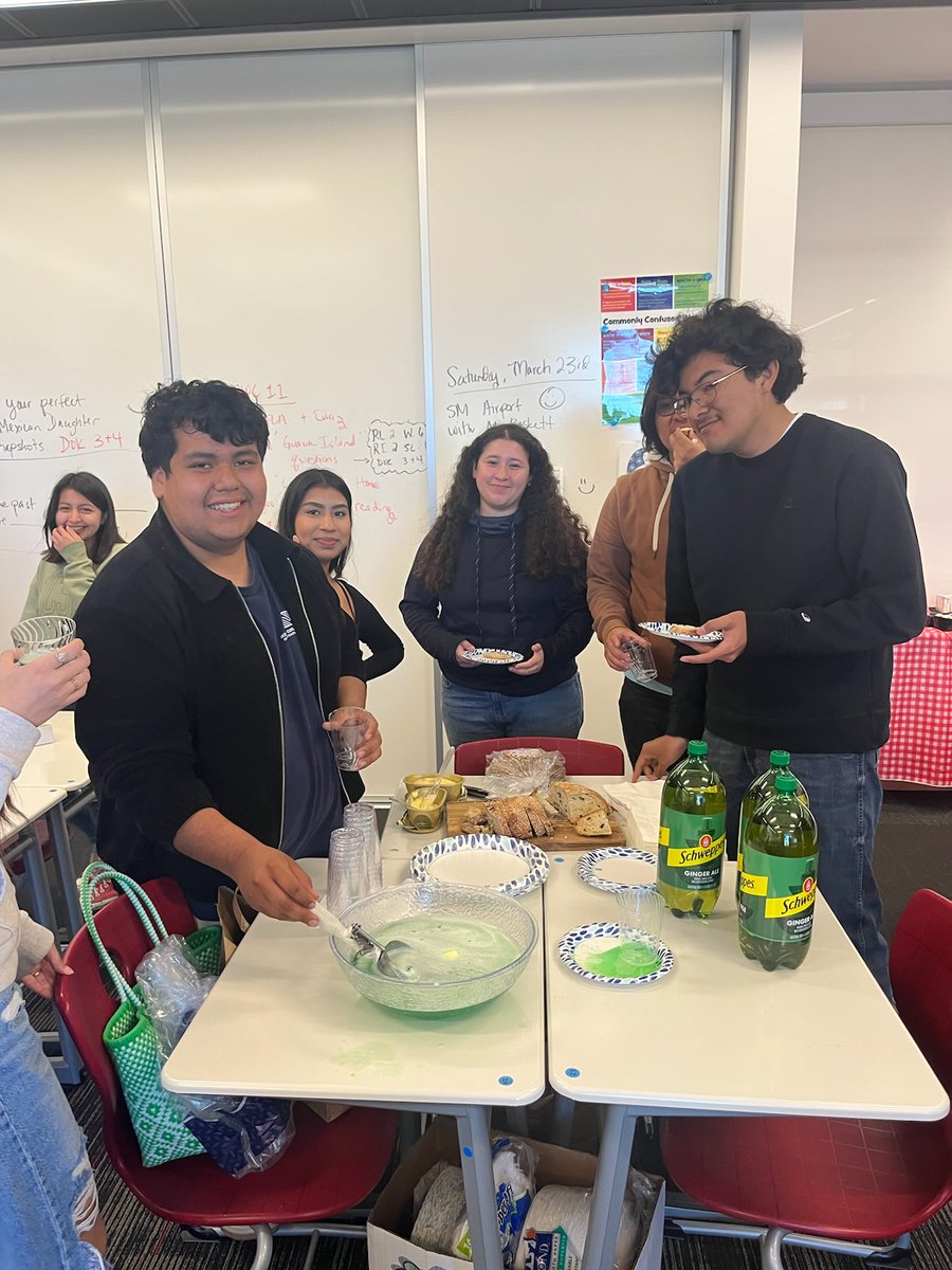SMHS Students Celebrate Saint Patrick's Day by Learning About Irish Culture - The SMHS classrooms of Ms. Julieta Delgadillo's English Literature and Composition, ELD Lab III, and ERWC 11 classes were recently filled with the aroma of fr... smjuhsd.org/sys/content/ne…