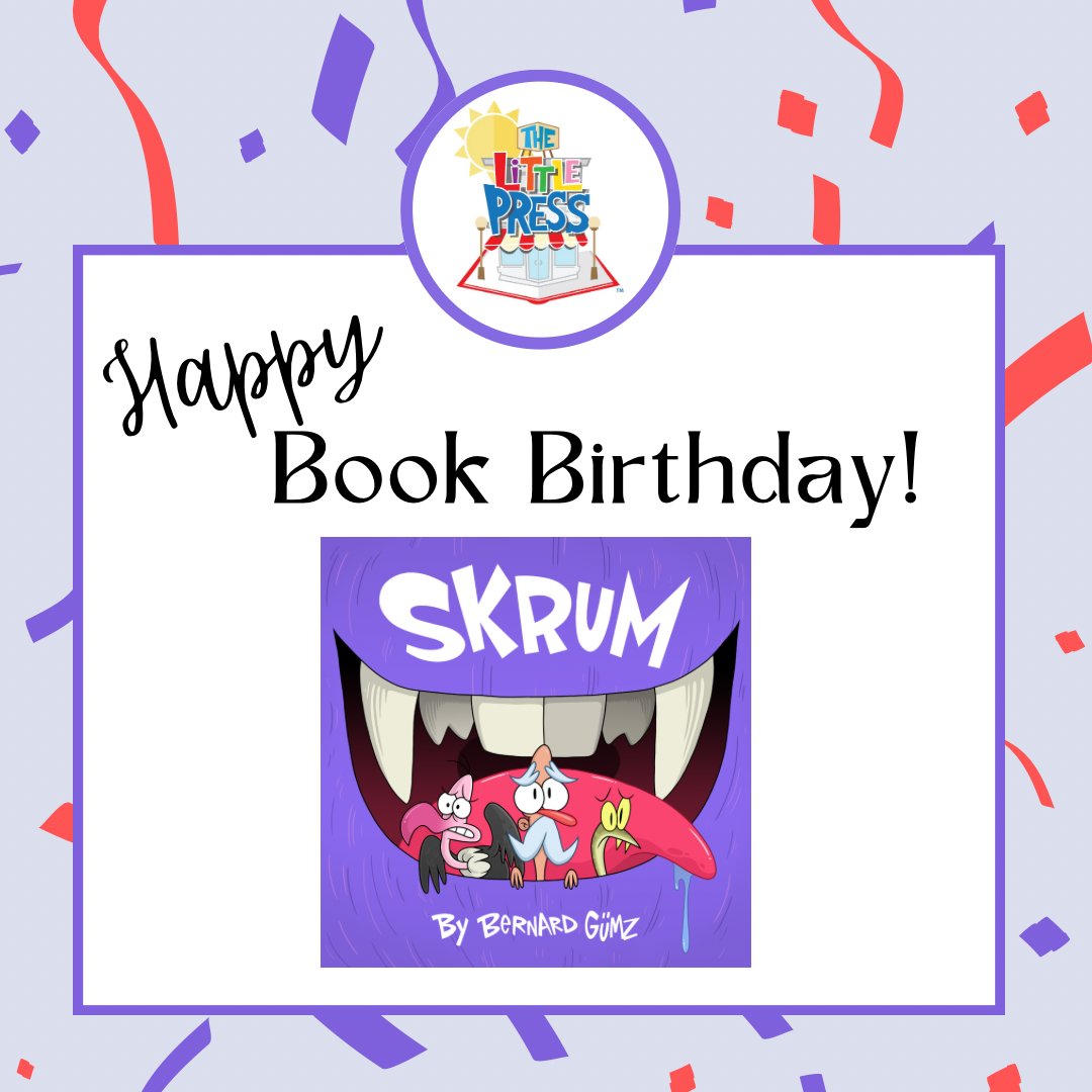 Yay, it's Publication Day! We've been counting down to the release of SKRUM, a humorous picture book by Bernard Gumz, and the day is finally here. Run (like Barnabus) and grab a copy today! littlepresspublishing.com/skrum