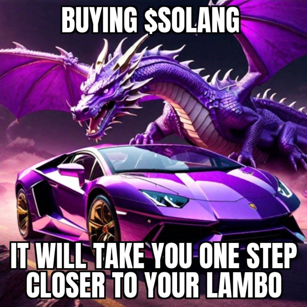You wanna get rich?
Check buy some $Solang