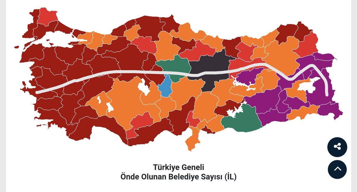 Müjde! İzmir'den yola çıkarak AKP Belediyesi görmeden Van'a hatta Hakkari'ye bile gidebilirsiniz.