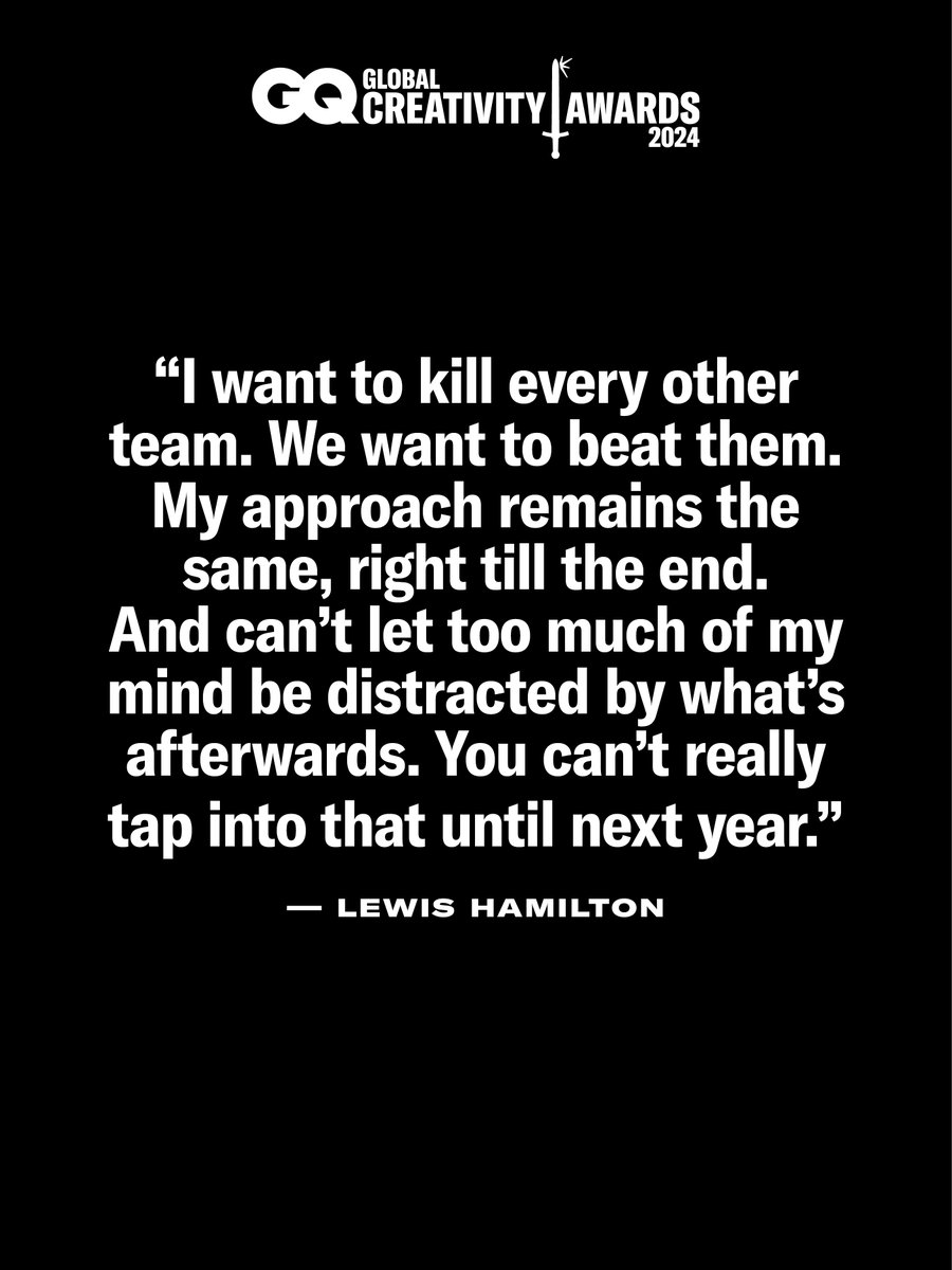 In his final season with Mercedes, @LewisHamilton’s mindset and commitment to the team is exactly the same as previous years 🔗: gq.mn/vparJ9w