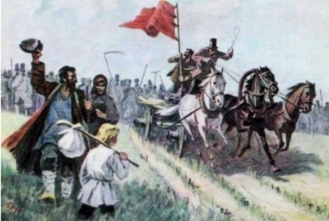2 апреля 1861 года, началось Кандиевское восстание в Пензенской губернии. Именно в ходе этого крестьянского восстания впервые в истории России был поднят красный флаг как символ борьбы за свободу