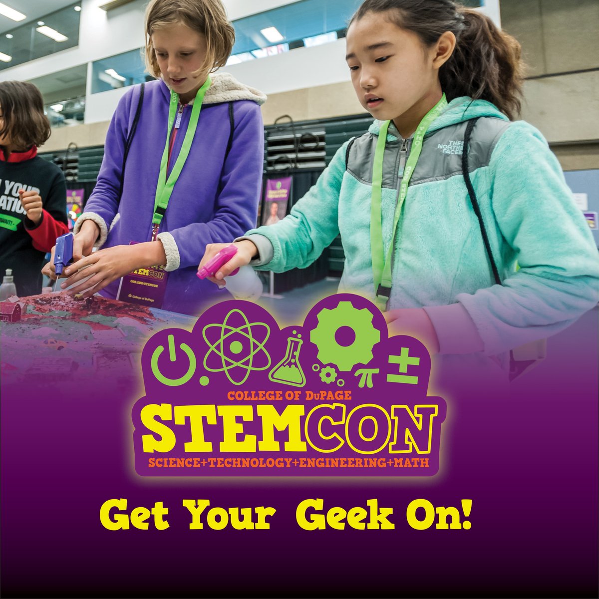 Join us Saturday, April 27 and get hands on with dozens of high-quality, well-facilitated experiments and demonstrations designed to inform, entertain and spark interest in a broad range of STEM topics. 
cod.edu/academics/acad…