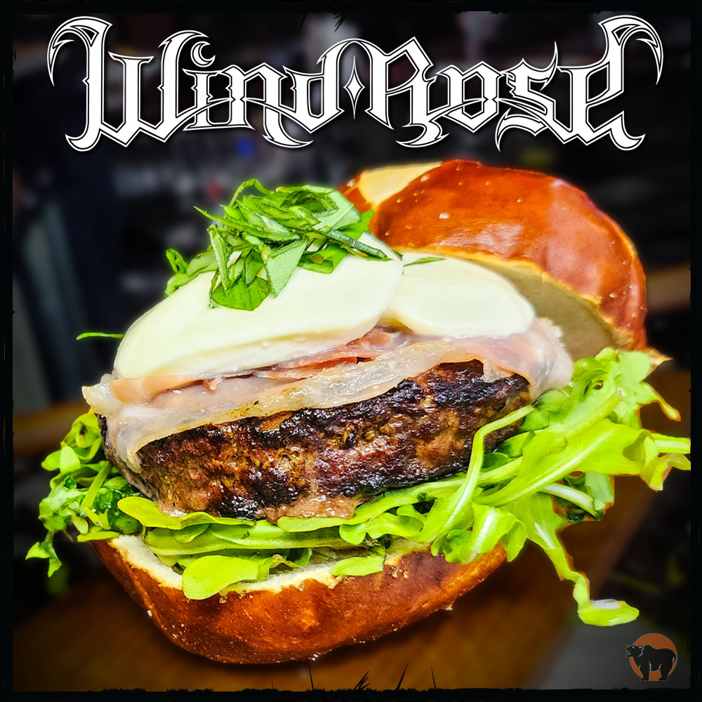 New month, new BOTM! For the month of April, we offer you... @windrose Kuma’s Angus Beef Patty (or choice of protein), Truffle Aioli, Arugula, Prosciutto, Fresh Mozzarella, and Basil Available now at all Chicagoland Kuma's locations.