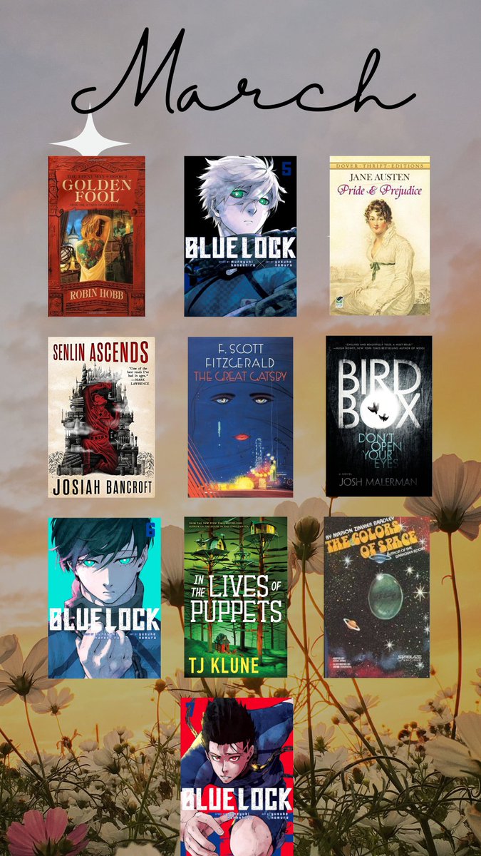 Proof I read in March :)
Full breakdown on Patreon
Patreon.com/mooog