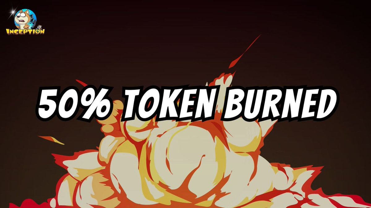 25% of $top tokens for liquidity &amp; 25% for the airdrop

As for the remaining 50% of tokens, which were originally intended to be locked

Inception has made a decisive move to burn them entirely, reinforcing the value for our token holders

YES, the 50% token will be burned