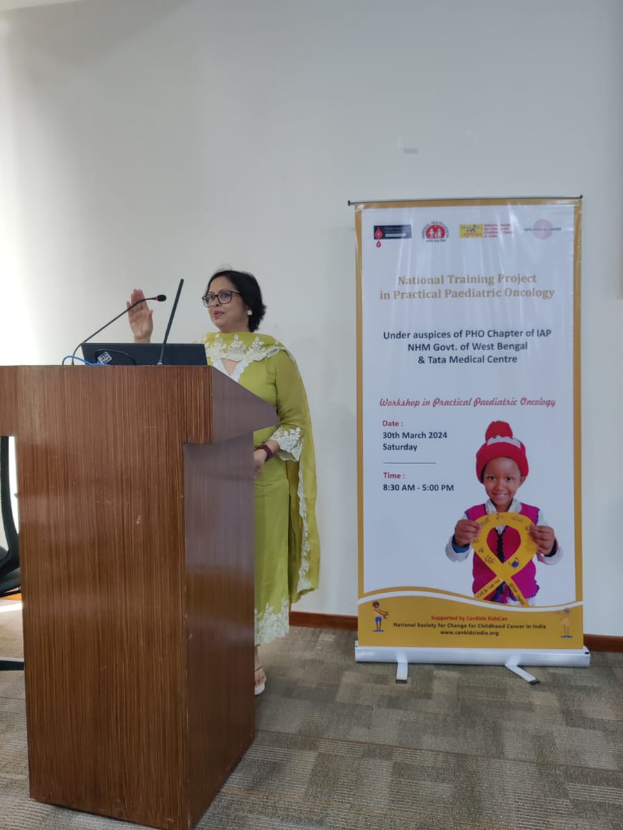 We at @TMCKolkata, along with the immense support of the #PHO chapter of @iapindia & @Cankidz, had organised a #NTPPPO workshop last Saturday. About 55 delegates joined to participate in the interactive workshop. #childhoodcancer #pediatricOncology