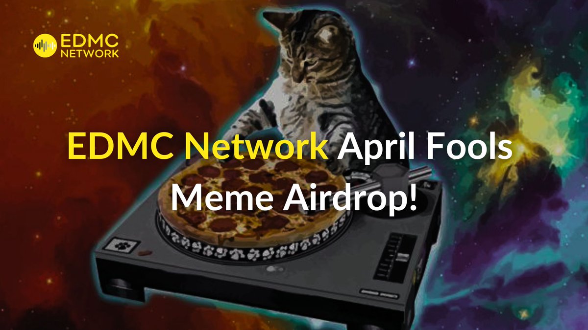 EDMC_Network's tweet image. 🎉EDMC Network April Fools' Meme #Airdrop!

1️⃣ Follow @EDMC_Network
2️⃣ Craft an $EDMC Meme
3️⃣ Post it under this tweet

🥇Winner 1: 1000 EDMC tokens
🥈Winner 2: 500 EDMC tokens
🥉Winner 3: 250 EDMC tokens

⏰ Deadline: April 22, 4:00 PM CEST.

#EDMCNetwork #AprilFoolsday #Memes