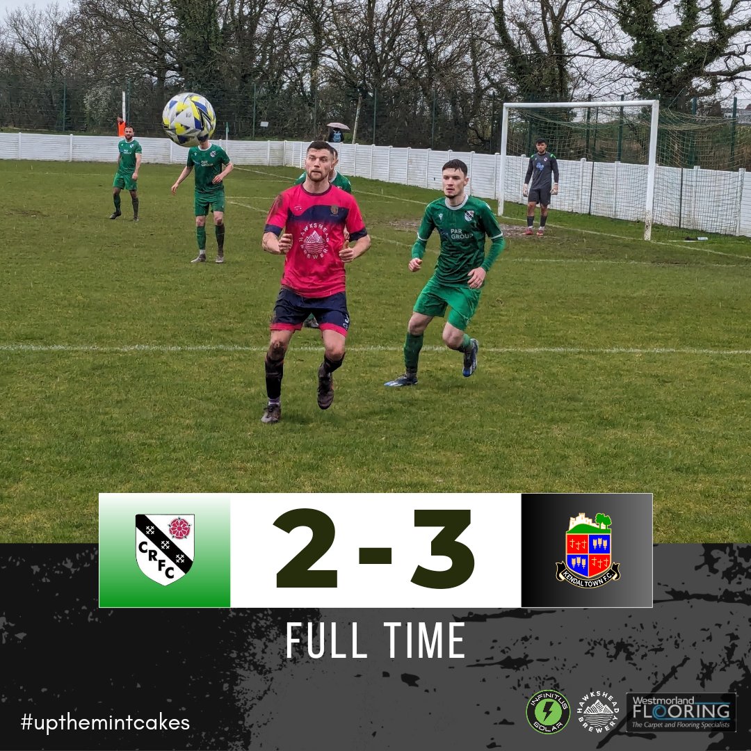 FT | Charnock Richard 2-3 Mintcakes

How big a result could that be?! Strikes from Lynch, Dudley and Yawson secure a big 3️⃣ points on the road!

#UpTheMintcakes