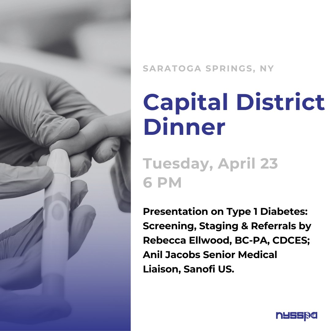 Don’t forget to register for the Capital District Dinner Meeting on Tuesday, April 23! To learn more and register, please click the link: bit.ly/3TZBJMH