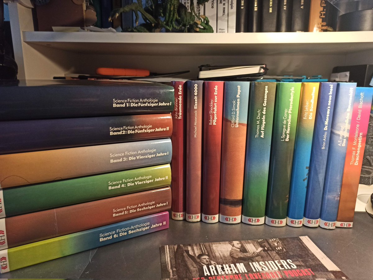 Heute abgeholt.
16 Bände #sciencefiction aus dem Hohenheim Verlag
#Podcast #ArkhamInsiders
#books #bücher #bookthreads #bücherliebe
#buch