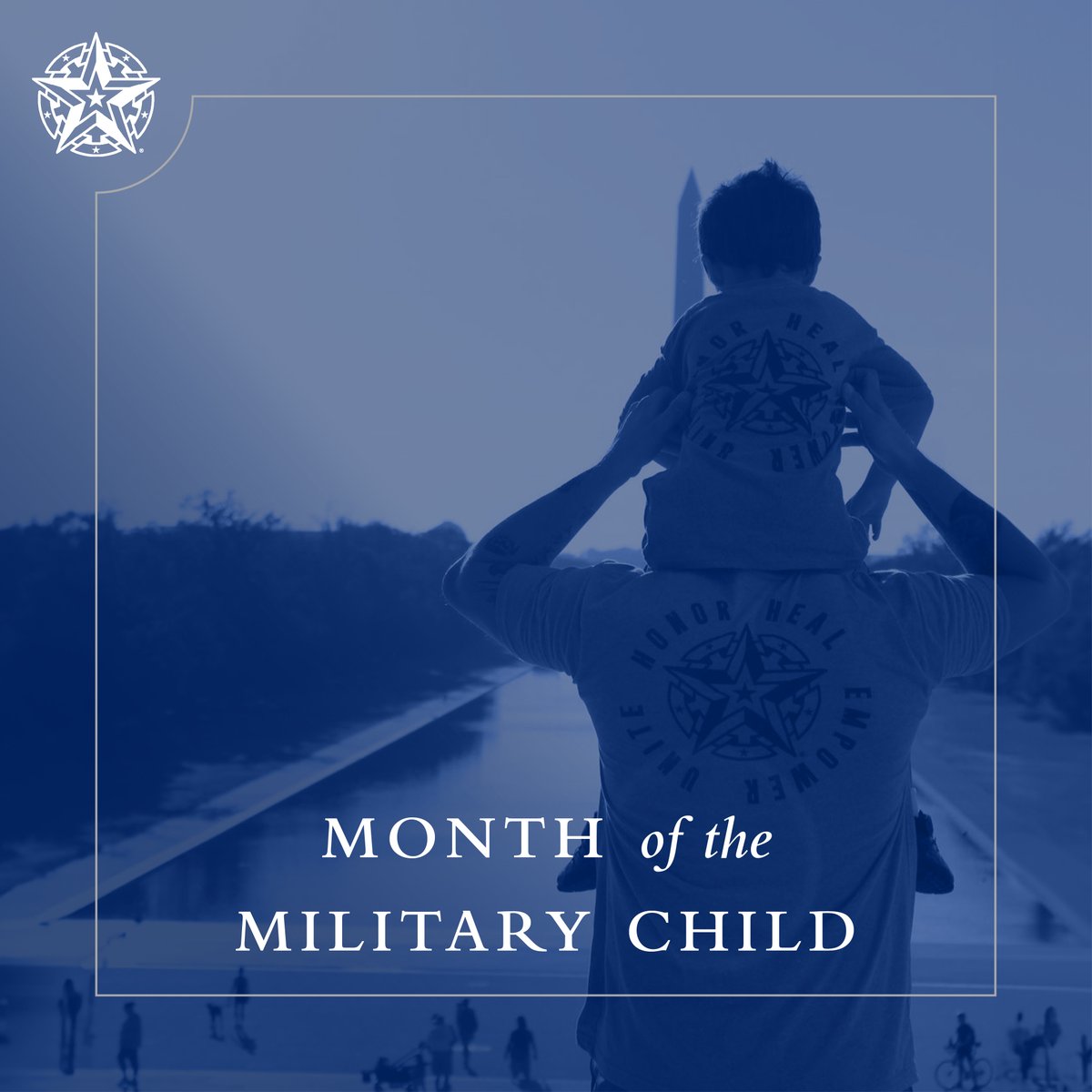Today, we kick off the #MonthOfTheMilitaryChild! We are honored to build a Memorial that pays tribute to to all who served in the GWOT, as well as those who supported them. We are amazed by the strength and resilience of military children & we recognize their service & sacrifice.