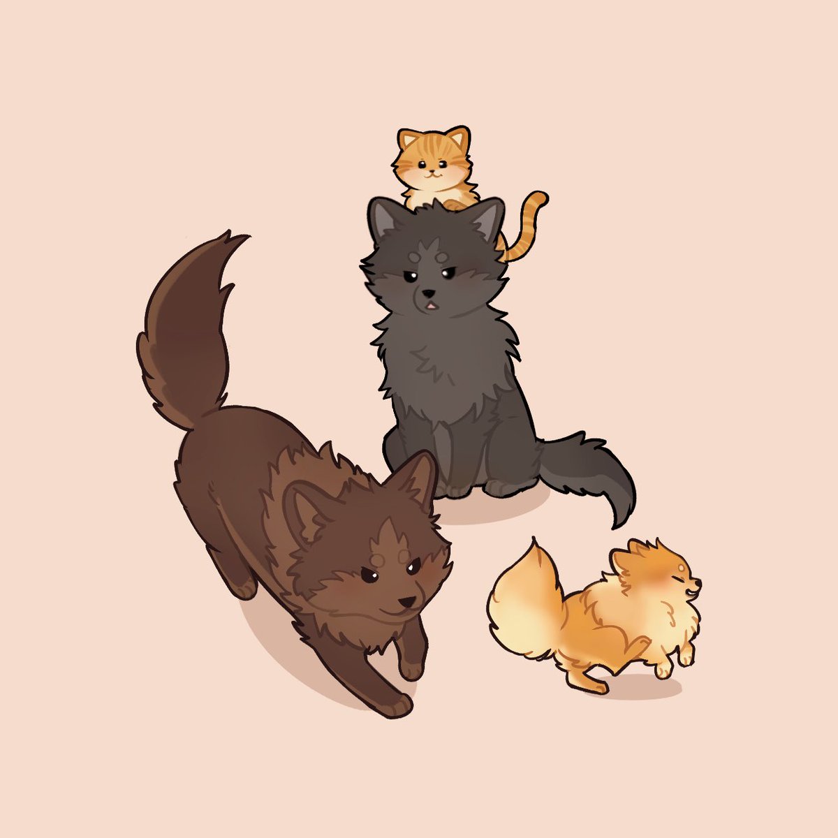 It's been almost a year without Daybreak, so I commissioned @minjipup for this beautiful furry squad 🫶 while we patiently wait for @adlerklasse 🐺🐺🐶😸

#Loonathefanart #LOOSSEMBLE 
#dreamcatcherfanart #dreamcatcher
#GeorgeRRMartin