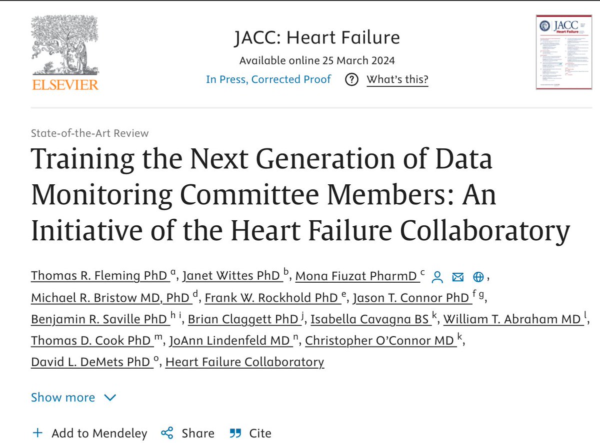 💡NEW State-of-the-Art Review on HFC’s efforts to train the next generation of members and create a standardized approach to data reporting, DMC conduct, & new member training to help address the growing demand for experienced DMC members Read below ⬇️ doi.org/10.1016/j.jchf…