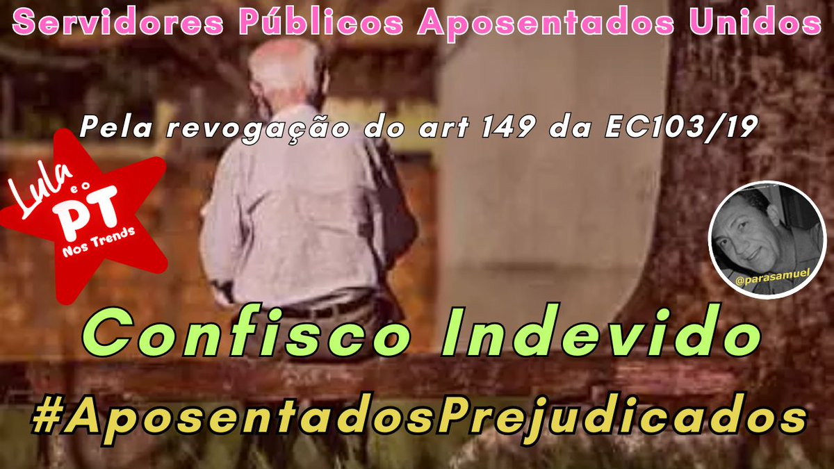 Mairaavelino64's tweet photo. @ArosaSu @STF_oficial @gilmarmendes @LRobertoBarroso @nunesmarquesk @MinAMendonca @alexandre @Cristianozaninm @FlavioDino Aposentados clamam por justiça; Ministros, ouçam. Votem contra o art. 149 EC103/19.  @STF_oficial
@gilmarmendes
@LRobertoBarroso
@alexandre
Confisco Indevido
👇
#AposentadosPrejudicados https://t.co/zBhg8LcTcZ
