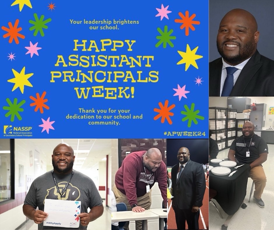 Happy Assistant Principal's Week to our wonderful AP, Mr. Hilliard!!  

Thank you for all that you do for the staff and students at White Castle High School!