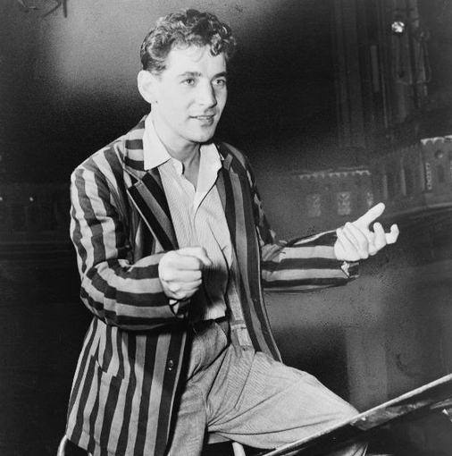 GraceChorale's tweet photo. Leonard Bernstein (1918-1990), the subject of the 2023 movie Maestro, composed Chichester Psalms for the Chichester Festival in England. This powerful setting of two psalms in Hebrew text blends classical and contemporary elements and incorporates Jewish and Christian traditions. https://t.co/PV32qUjMOh
