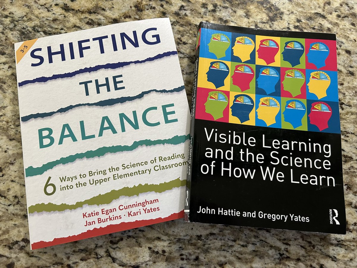 My summer reading has arrived.  Looking forward to reading these two books.  #elateacher #summerlearning