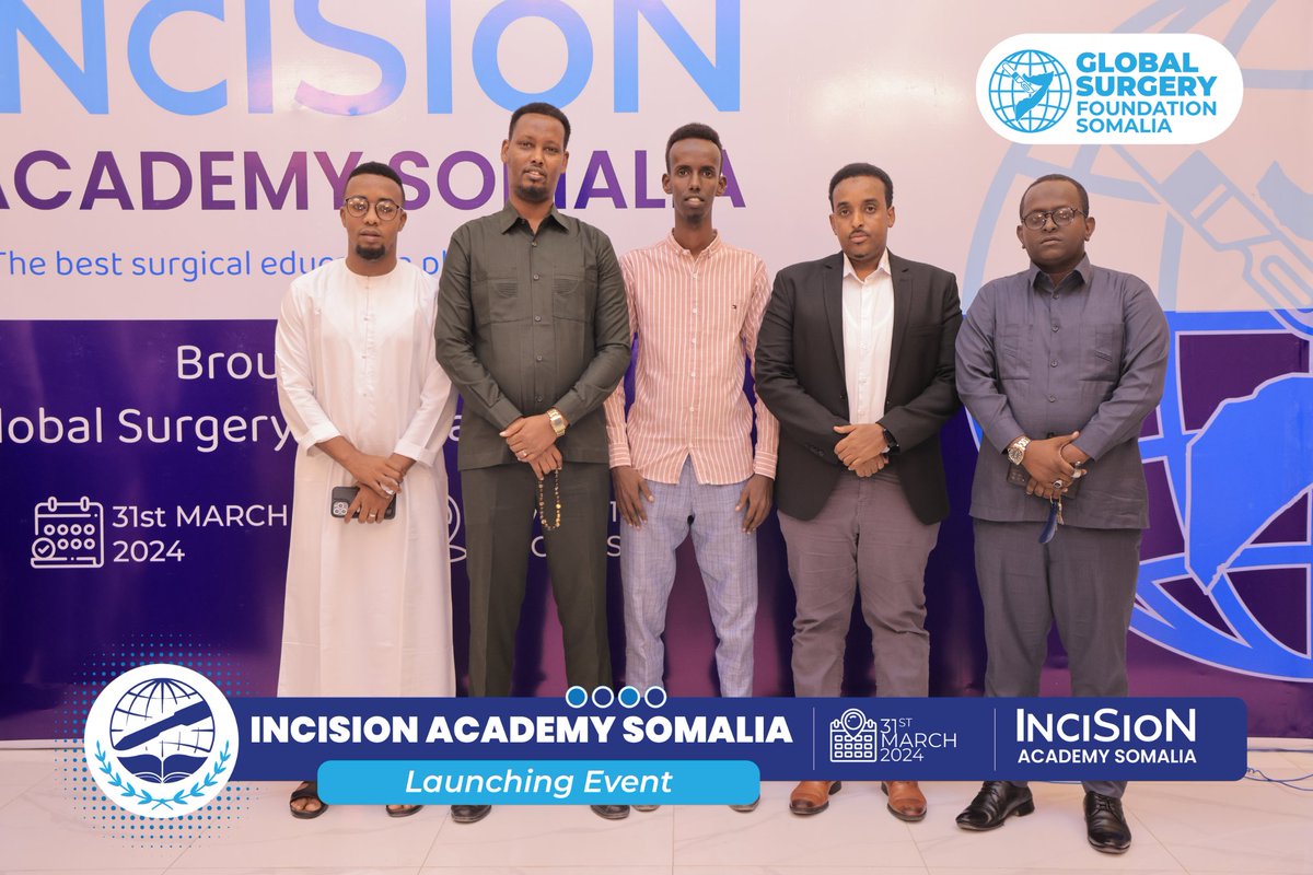 A monumental day for surgical education in Somalia 🎉 Incision Academy has officially launched! Witness the moments that mark the beginning of a new era. #IncisionAcademyLaunch #SurgicalEducation #SomaliaHealth