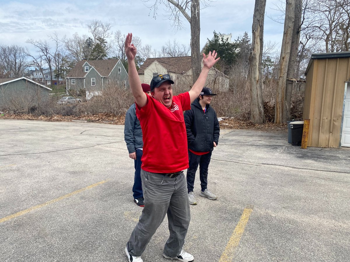 ToTheRescueIA's tweet image. To The Rescue staff and members had a blast with some fierce March Madness competition at our free throw challenge!   #totherescue #dayprogramfun #marchmadness #staffengagement #wehavefun
