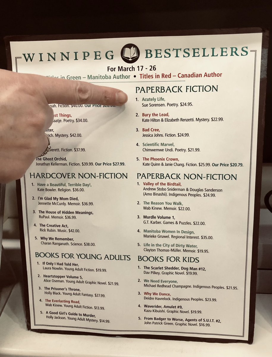 ‘Acutely Life’ is a number 1 bestseller @mcnallyrobinson!