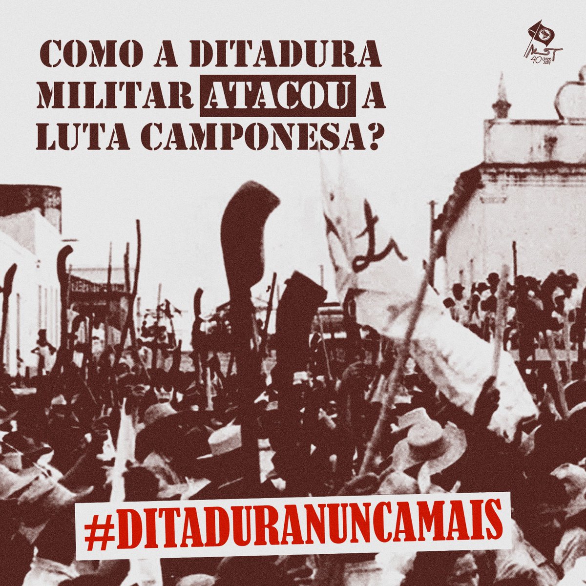 ✊🏿Em honra à memória, verdade e justiça! Sessenta anos de um dos capítulos mais sombrios da nossa história, o golpe militar. A luta pela memória, verdade e justiça segue atual e vital para o povo brasileiro. Não podemos esquecer jamais, #DitaduraNuncaMais + 1/9