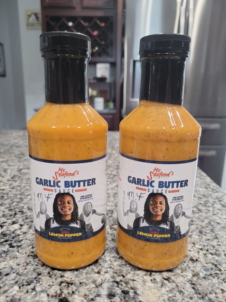 My <a href="/MrSeafood1/">MrSeafood</a> sauce with NIL funds going to <a href="/MilaysiaF/">MILAYSIA FULWILEY</a> has come in.

Not only did MY bottle come in, but maybe YOUR bottle came in too?

The 2nd bottle will be going into the Garnet and Black Game Tailgate's Giveaway pool