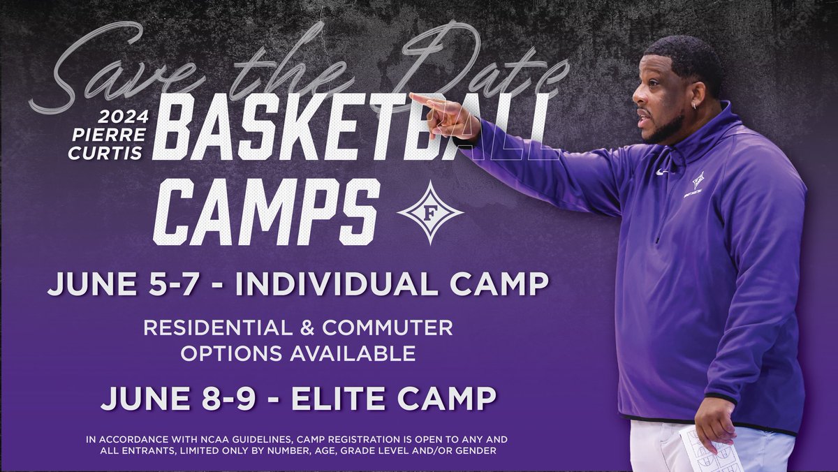 𝐒𝐀𝐕𝐄 𝐓𝐇𝐄 𝐃𝐀𝐓𝐄 🗓️🖊️ Join us this summer for Pierre Curtis Basketball Camps! You won’t want to miss out! Information and registration details coming soon!