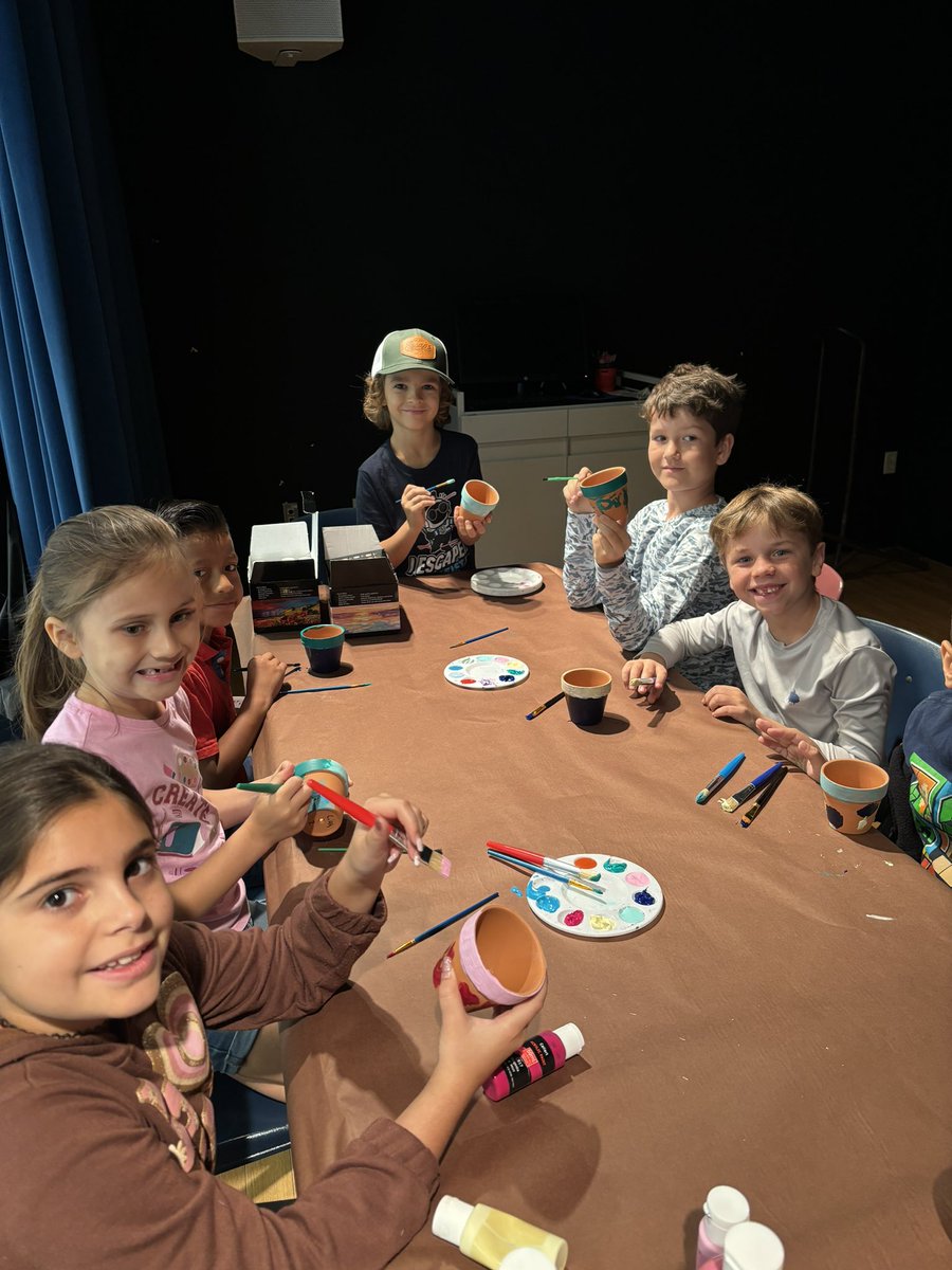 April Leadership Clubs! Today our arts &amp; craft club painted pots for Mother’s Day! 🖌️🎨🪴<a href="/LPEPanthers/">Lake Park Elementary</a> <a href="/T3achWithM3/">Mrs. Kutz</a>