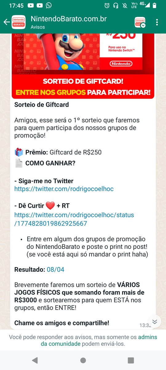 bblfkam's tweet photo. @rodrigocoelhoc já tem um tempinho que eu tô no grupo
sempre me ajudando na busca por promoções https://t.co/5KUfxNgjDU