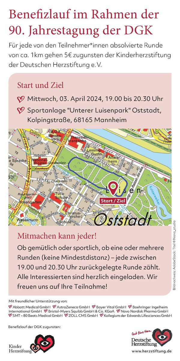 Christoph Maack (@christophmaack) on Twitter photo Wenn ihr Koffer packt für <a href="/DGK_org/">Deutsche Gesellschaft für Kardiologie</a> Mannheim, denkt an die Laufschuhe! 👟🏃 Mittwoch ab 19:00 Benefizlauf für ♥️kranke Kinder im Luisenpark! <a href="/YoungDgk/">Young DGK</a> <a href="/YoungDZHK/">Young-DZHK</a> <a href="/thiele_holger/">Holger Thiele</a> <a href="/Kardiophil/">Philipp Breitbart</a> <a href="/Hannah_Billig_/">Hannah Billig</a> <a href="/Dominik_Linz/">Dominik Linz</a> <a href="/JBauersachsMD/">Johann Bauersachs</a> @TMuenzel <a href="/ProfessorHalle/">Professor Halle</a> <a href="/luedike/">Peter Lüdike</a> <a href="/kaschenke/">Karsten Schenke 📯 @kaschenke.blsky.social</a> Wenn ihr Koffer packt für <a href="/DGK_org/">Deutsche Gesellschaft für Kardiologie</a> Mannheim, denkt an die Laufschuhe! 👟🏃 Mittwoch ab 19:00 Benefizlauf für ♥️kranke Kinder im Luisenpark! <a href="/YoungDgk/">Young DGK</a> <a href="/YoungDZHK/">Young-DZHK</a> <a href="/thiele_holger/">Holger Thiele</a> <a href="/Kardiophil/">Philipp Breitbart</a> <a href="/Hannah_Billig_/">Hannah Billig</a> <a href="/Dominik_Linz/">Dominik Linz</a> <a href="/JBauersachsMD/">Johann Bauersachs</a> @TMuenzel <a href="/ProfessorHalle/">Professor Halle</a> <a href="/luedike/">Peter Lüdike</a> <a href="/kaschenke/">Karsten Schenke 📯 @kaschenke.blsky.social</a>