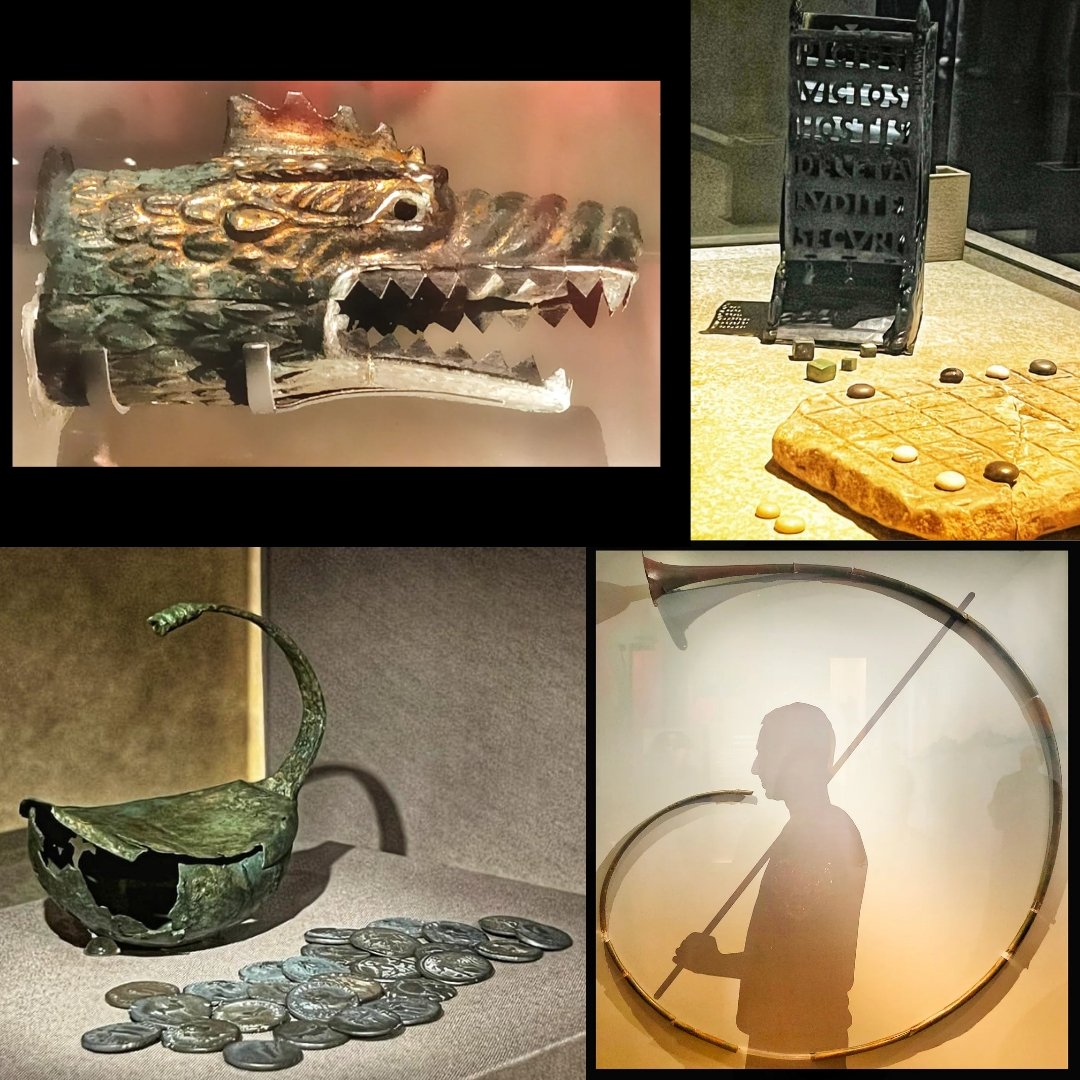 Coming very soon, our mini-series on the British Museum exhibition 'Legion: life in the Roman army'🗡️ 
 
Which of these objects will we discuss in relation to sound?
👂👂👂

📸 Us

#imperialrome #romanarmy #militaryhistory #classicstwitter #classicsteacher
#sensory #ancientrome