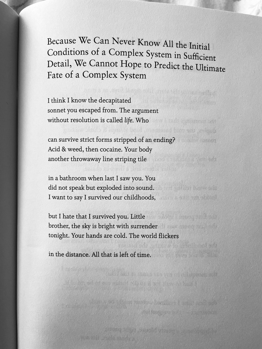 “I want to say I survived our childhoods, // but I hate that I survived you.” —Chelsea Dingman in I, DIVIDED 💙