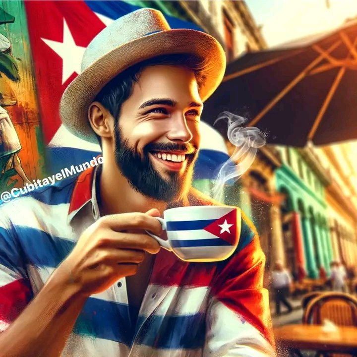 Un cubano siempre encontrará el camino hacia el café más auténtico, porque para nosotros, la vida comienza después de...