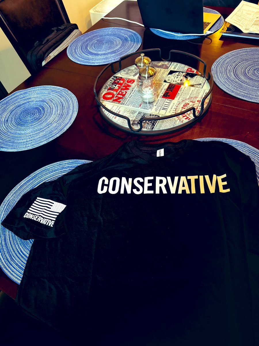 Sweet new merch from @ConservativeOG ! Thanks @jakewlittle & @shaneyyricch ! 🇺🇸🦅