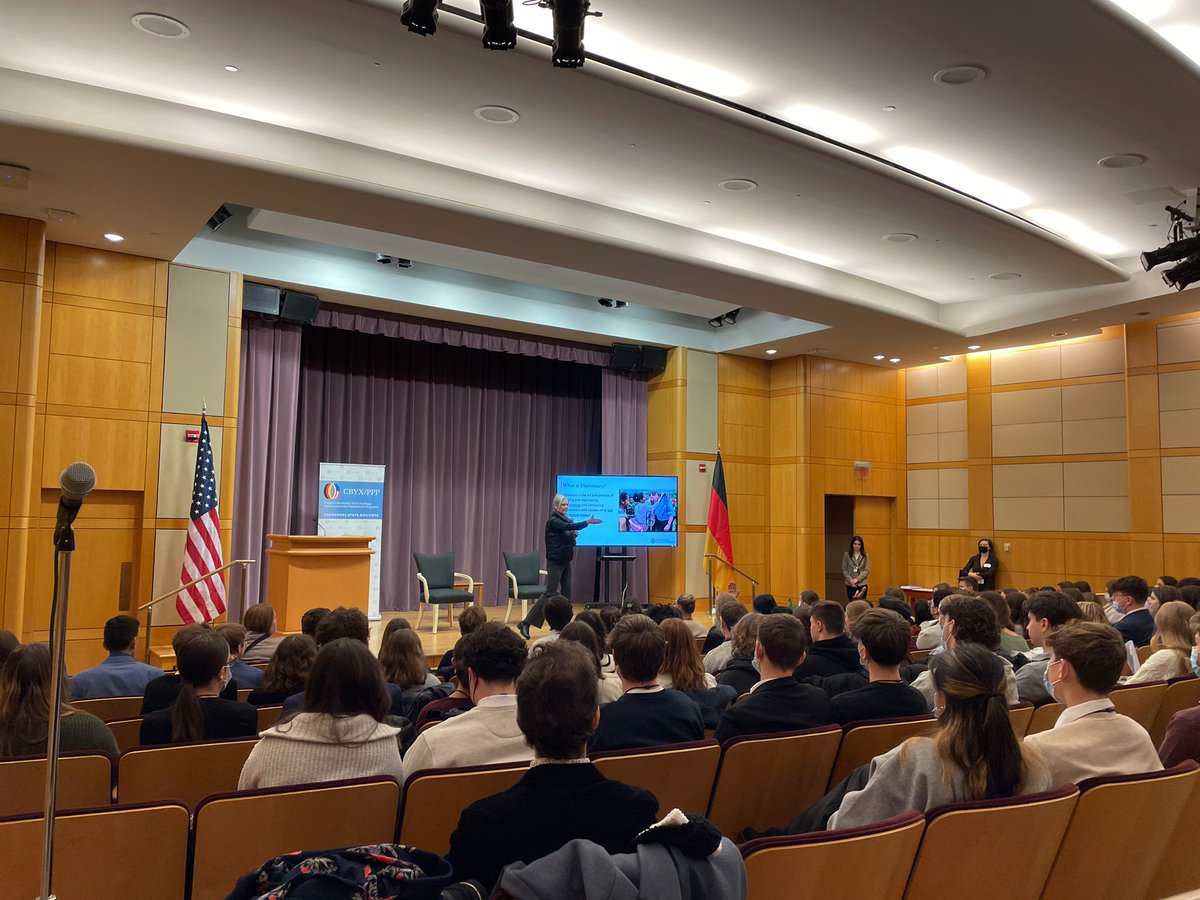 “Building bridges between countries. This is diplomacy's approach to entering into dialogue... Thank you #CivEdWeek for giving us the opportunity to have a deep insight into diplomacy, leadership and the importance of exchange." - Aref, <a href="/CBYXPPP/">CBYX</a> participant
<a href="/ECAatState/">Educational & Cultural Affairs—U.S. Dept. of State</a> <a href="/StateDept/">Department of State</a>